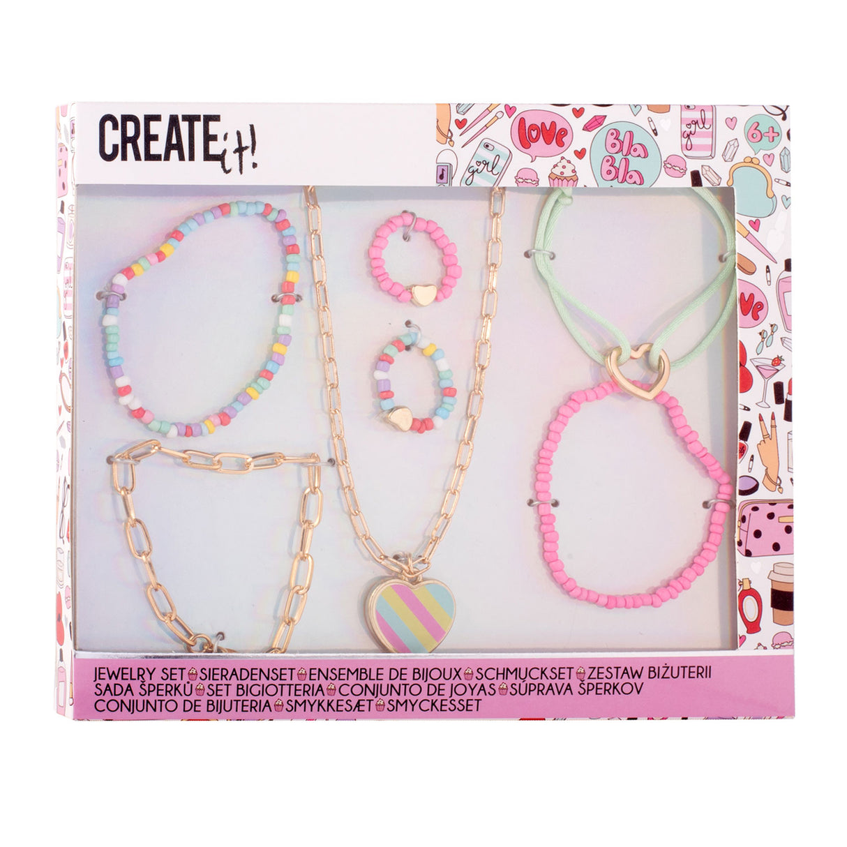 Créez-le ! ensemble de bijoux de beauté beauté