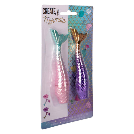 Canenco crée-le ! brillant à lèvres sirène, 2 pcs.
