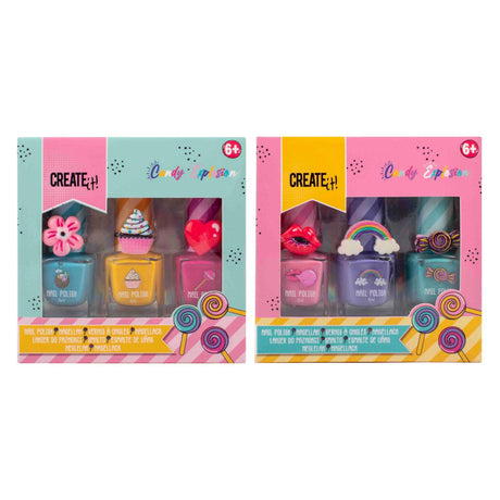 Créez-le ! vernis à ongles explosion de bonbons, 3 pcs.