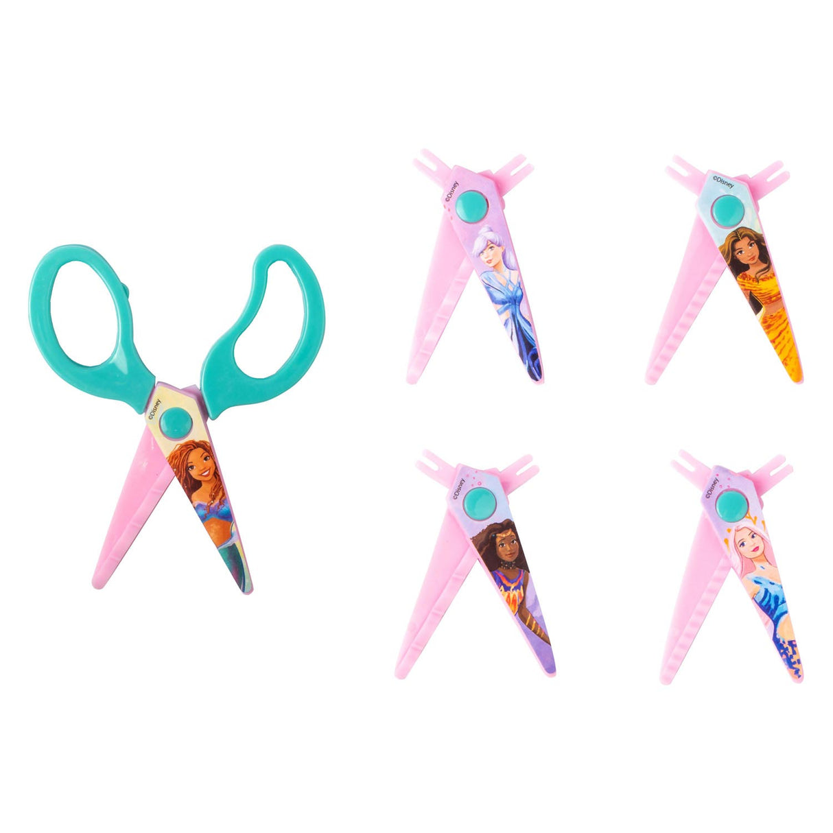 Canenco the Little Mermaid Scissors con 5 riviste cartello