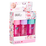 Créez-le ! huile pour les lèvres, 3 pcs.
