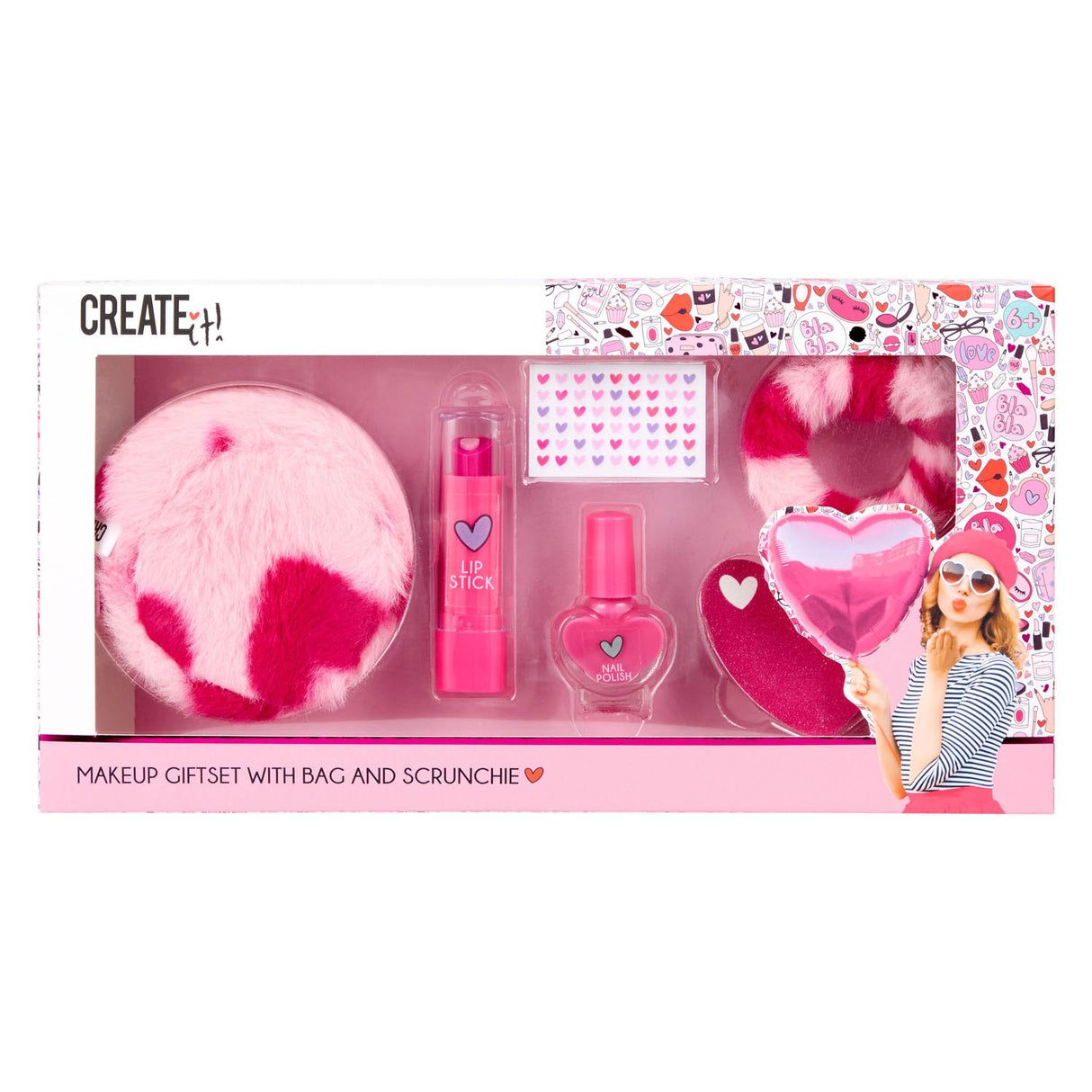 Créez-le ! ensemble de maquillage coeur