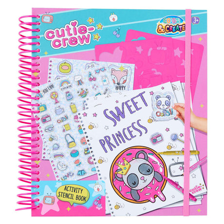 Livre de coloriage d'activités de modèle d'équipage Canenco Cutie