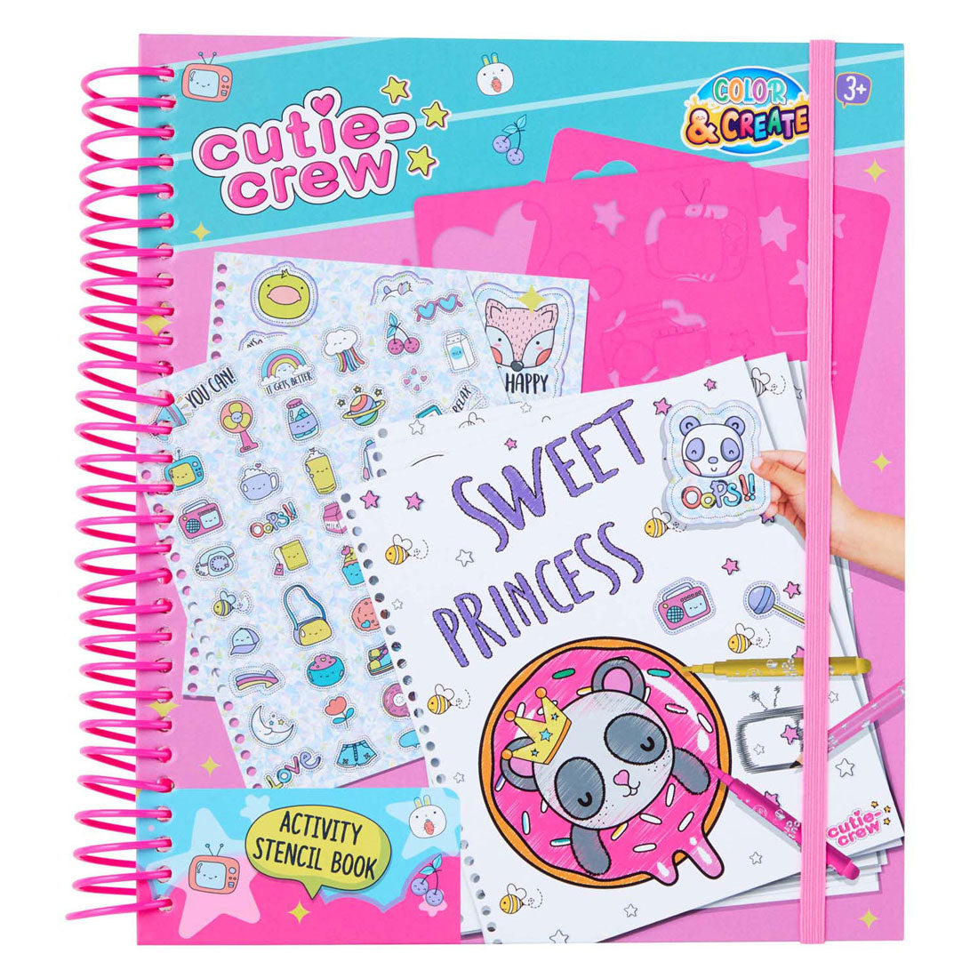 Canco Cutie Crew Mal Activity Color Book