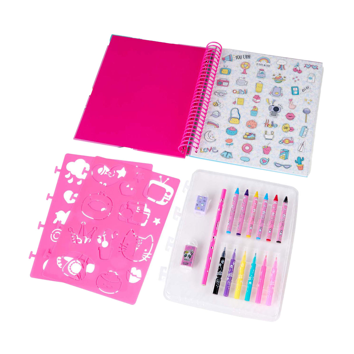 Livre de coloriage d'activités de modèle d'équipage Canenco Cutie