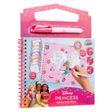 Livre de coloriage à l'eau princesse disney Canenco