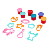 Set d'argile au point Canenco avec formes - 6 pots en argile
