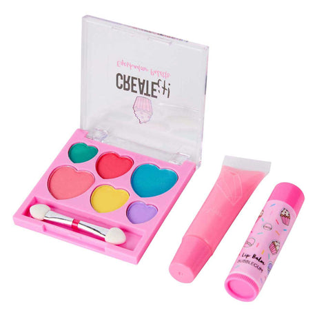Sans marque, sans marque, créez-le ! set de maquillage dans un sac à dos moelleux