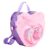 Canenco crée-le ! set de maquillage de beauté dans un sac à dos moelleux love pink