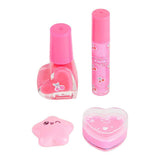 Canenco crée-le ! set de maquillage de beauté dans un sac à dos moelleux love pink