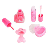 Canenco crée-le ! set de maquillage de beauté dans un sac à dos moelleux love pink