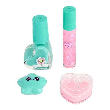 Canenco crée-le ! set de maquillage de beauté dans un sac à dos moelleux love purple