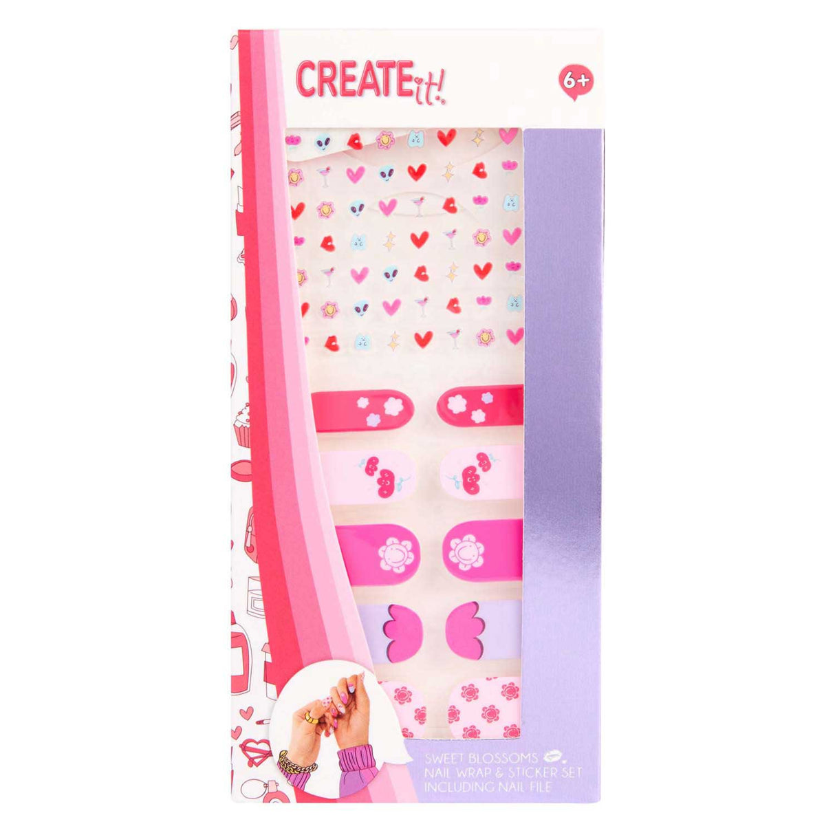 Canenco crée-le ! set de création d'autocollants pour ongles