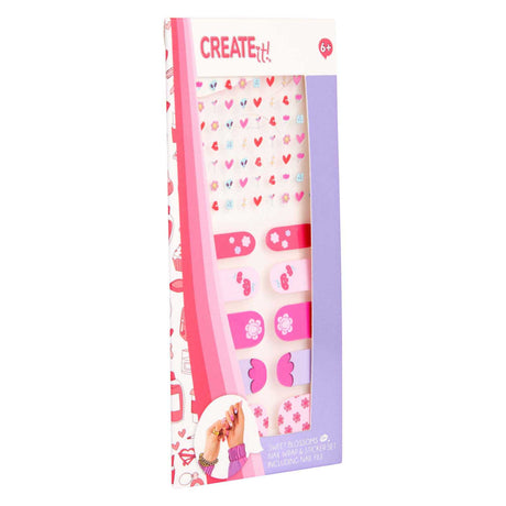 Canenco crée-le ! set de création d'autocollants pour ongles
