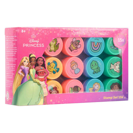 Ensemble de tampons princesse Disney Canenco, 15 pièces.