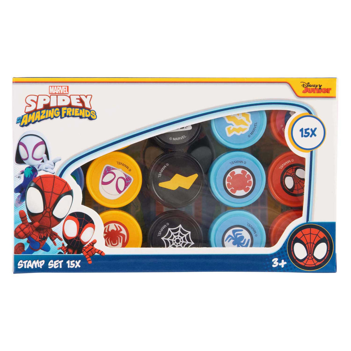 Jeu de tampons Canenco Spider, 15 pièces.