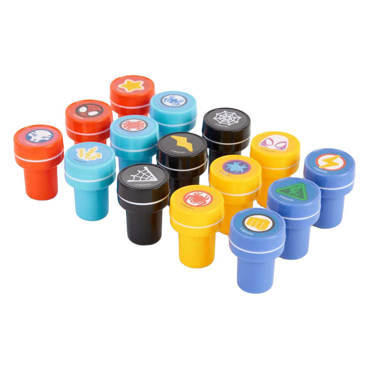 Jeu de tampons Canenco Spider, 15 pièces.