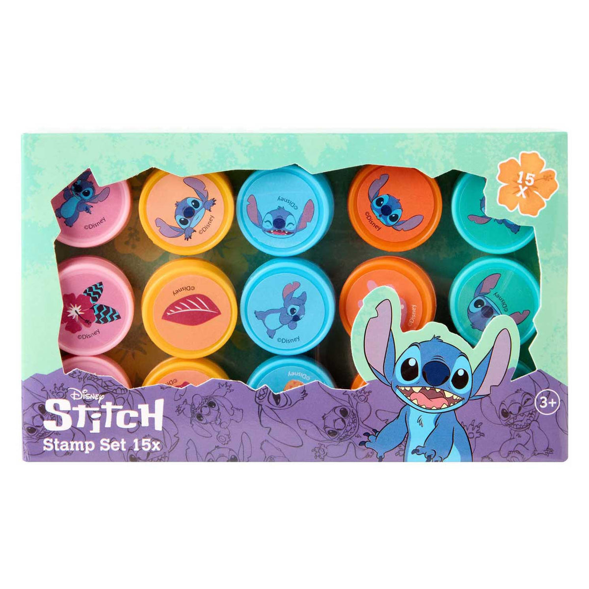 Ensemble de tampons de point Disney, 15 pièces.