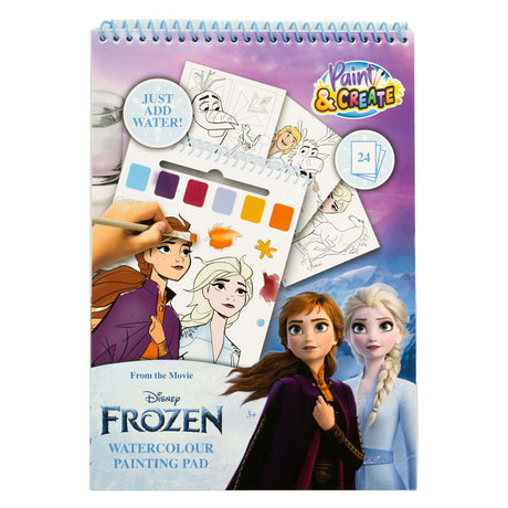 Livre de peinture à l'eau glacée Canenco - incl. brosse