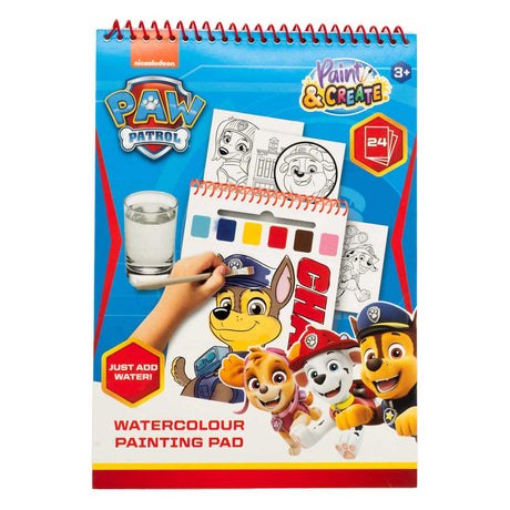Livre de peinture à l'eau Canenco Paw Patrol | 6 pièces