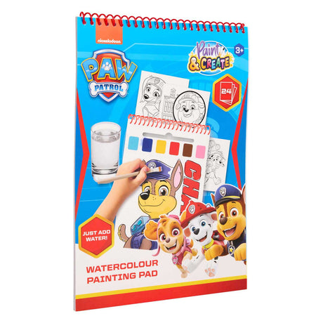 Livre de peinture à l'eau Canenco Paw Patrol | 6 pièces