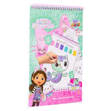 Livre de peinture à l'eau pour maison de poupée Canenco Gabby - incl. brosse