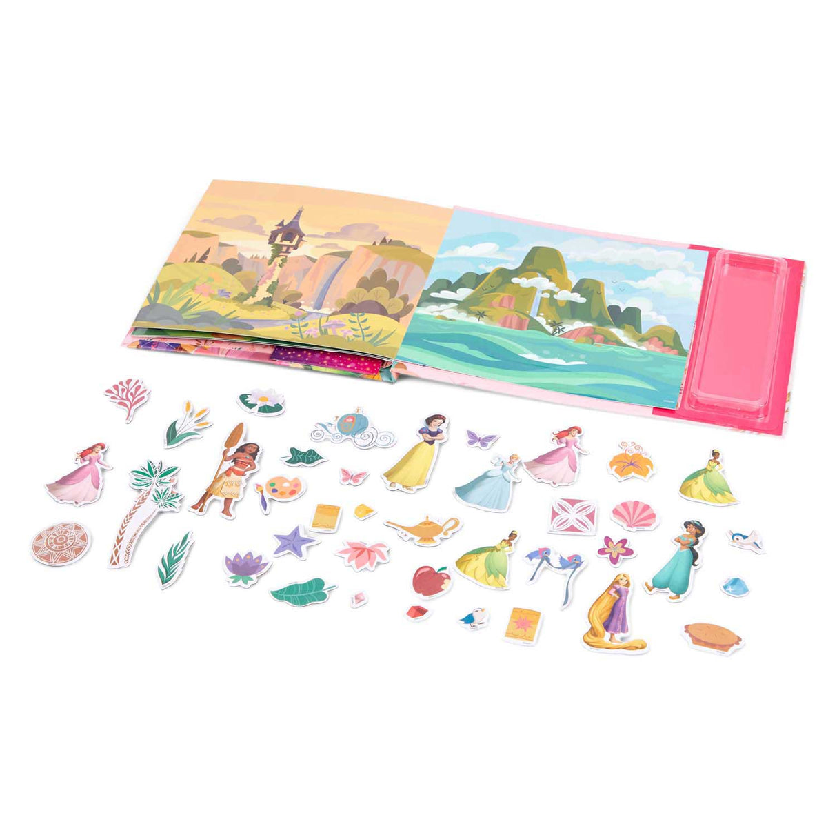 Livre magnétique princesse disney Canenco