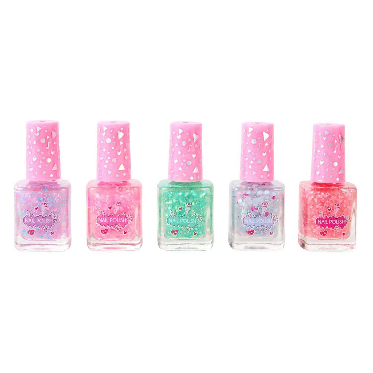 Canenco crée-le ! confettis de vernis à ongles - 5 pcs.