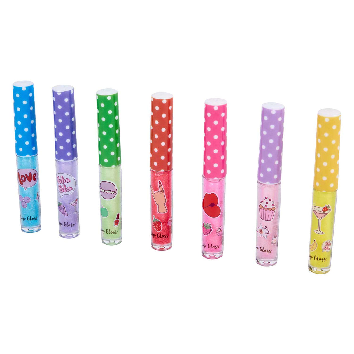 Canenco crée-le ! brillant à lèvres parfumé pailleté - 7 pcs.