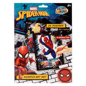 Canenco spiderman kraskunst poster 29x15cm - 2st.