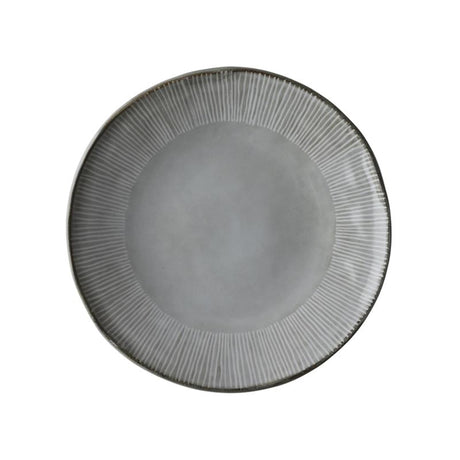 Assiette bio rose hollandaise 21,5cm gris 4 pcs