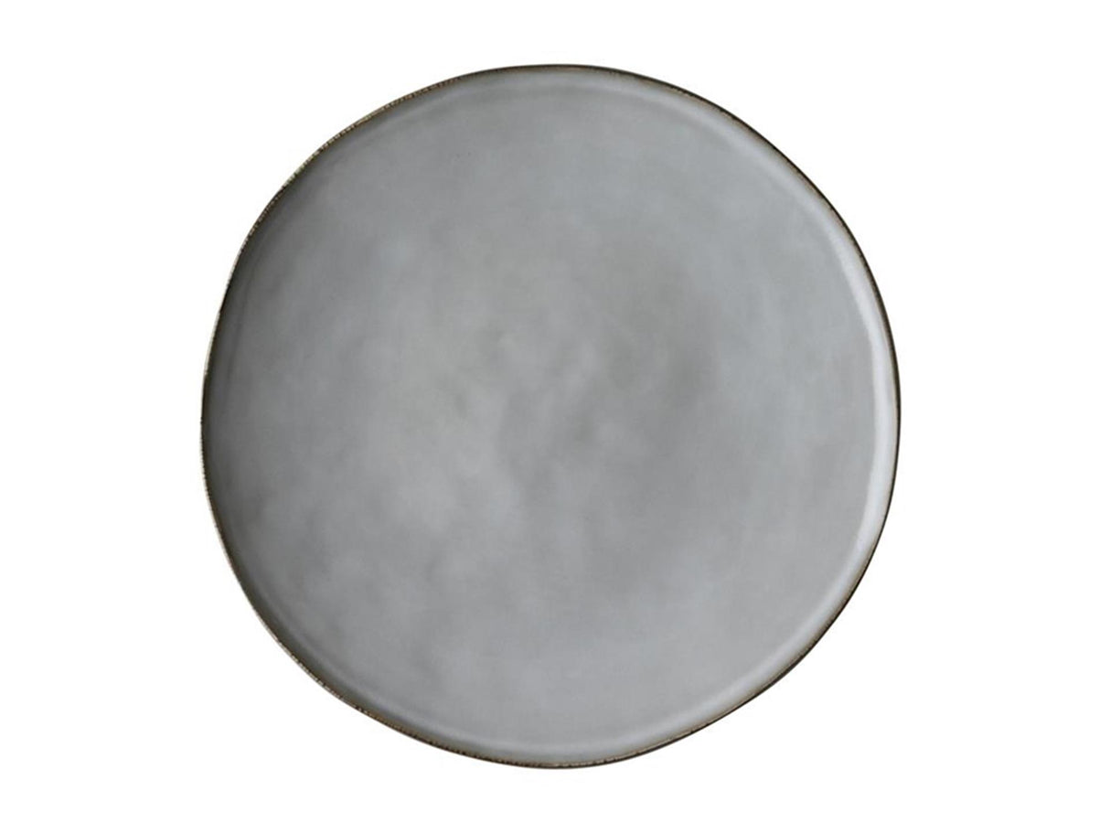 Assiette bio rose hollandaise 26,5cm gris 4 pcs