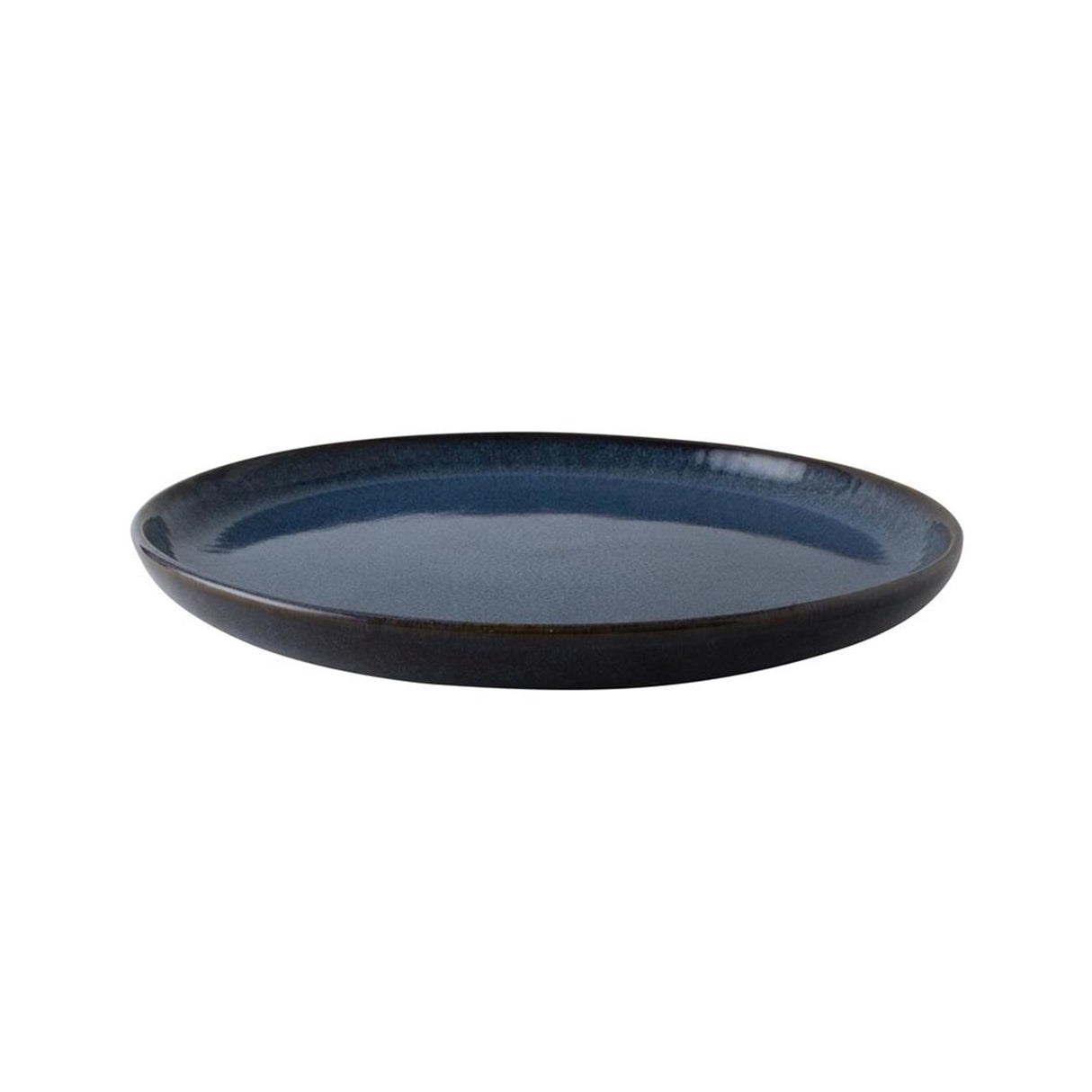 Assiette saphir rose hollandaise ø21,5cm bleu