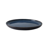 Assiette saphir rose hollandaise ø21,5cm bleu