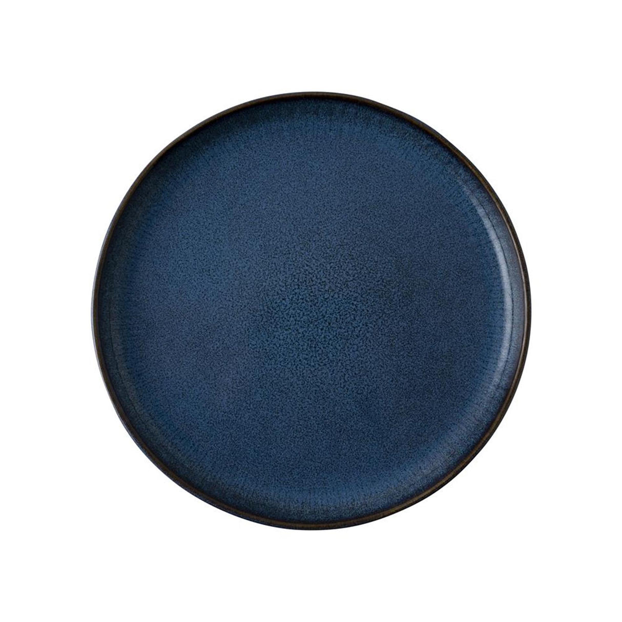 Assiette saphir rose hollandaise ø21,5cm bleu