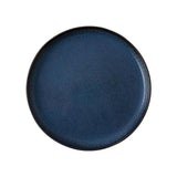 Assiette saphir rose hollandaise ø21,5cm bleu