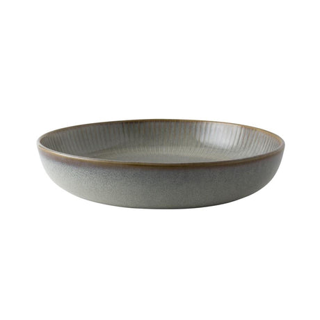 Assiette creuse hollandaise saphir rose ø23cm gris