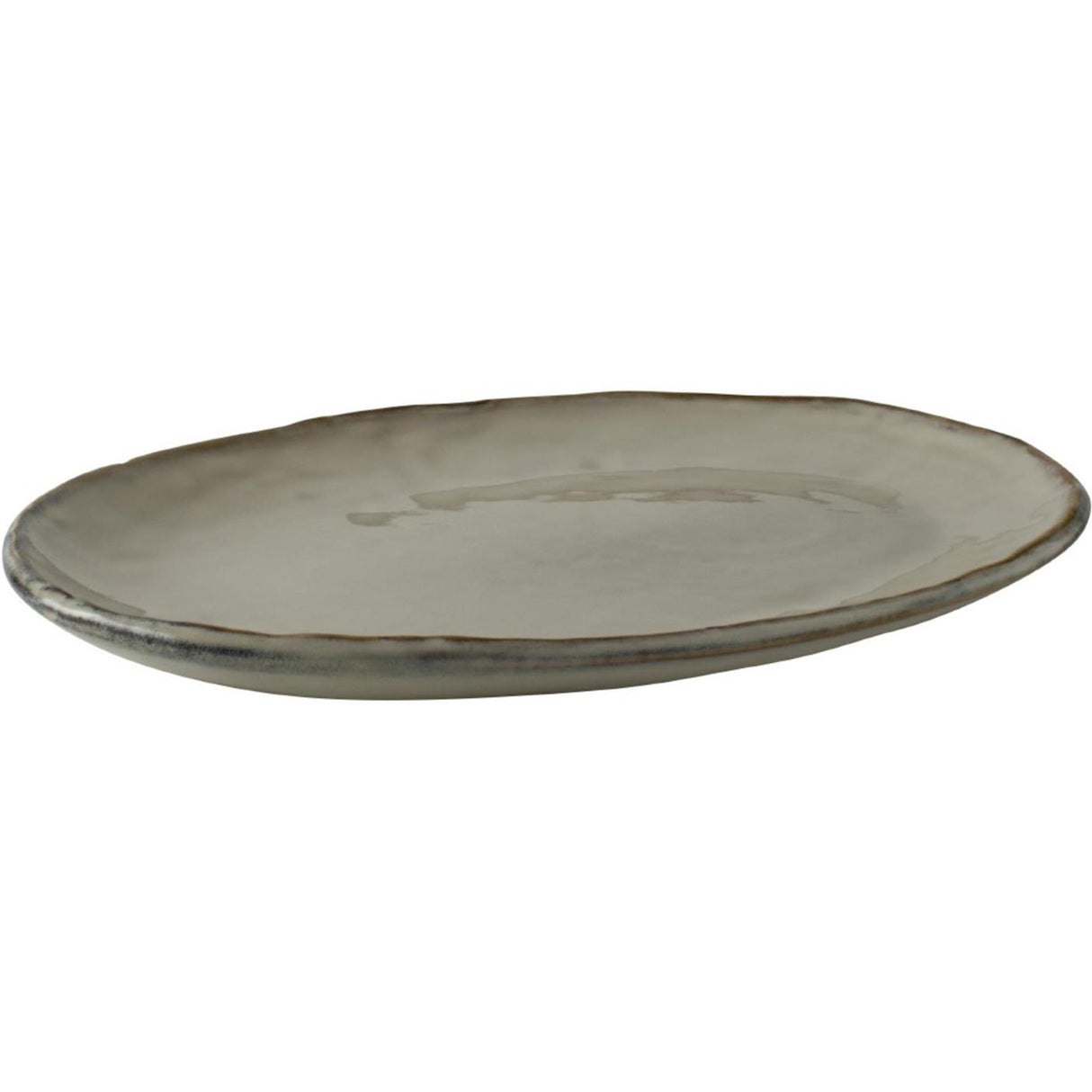 Bol ovale rose hollandaise crème 40x28cm