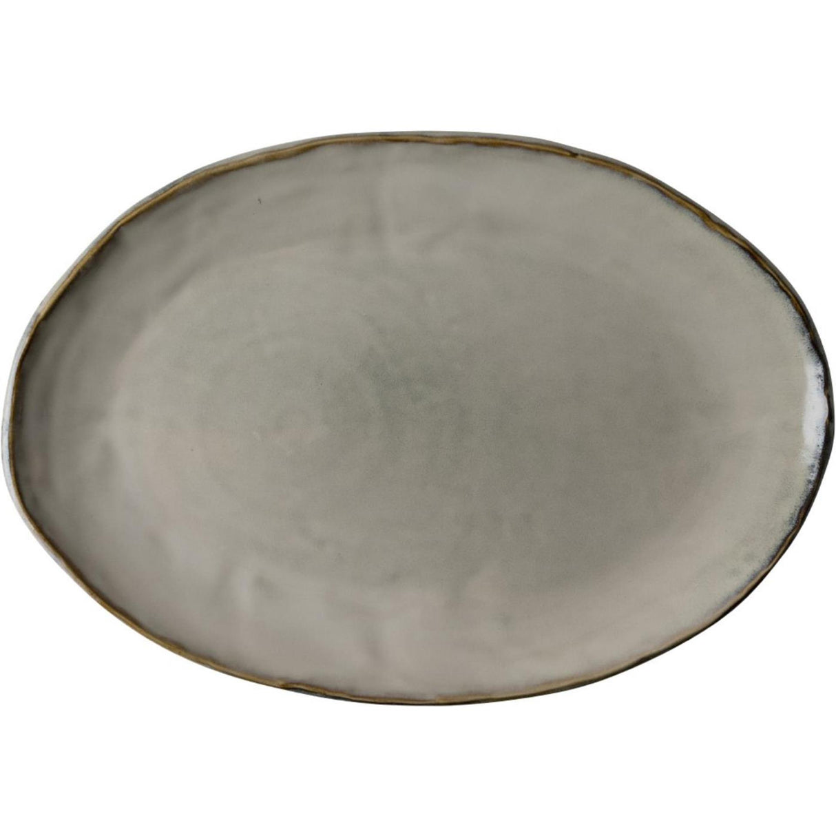 Bol ovale rose hollandaise crème 40x28cm