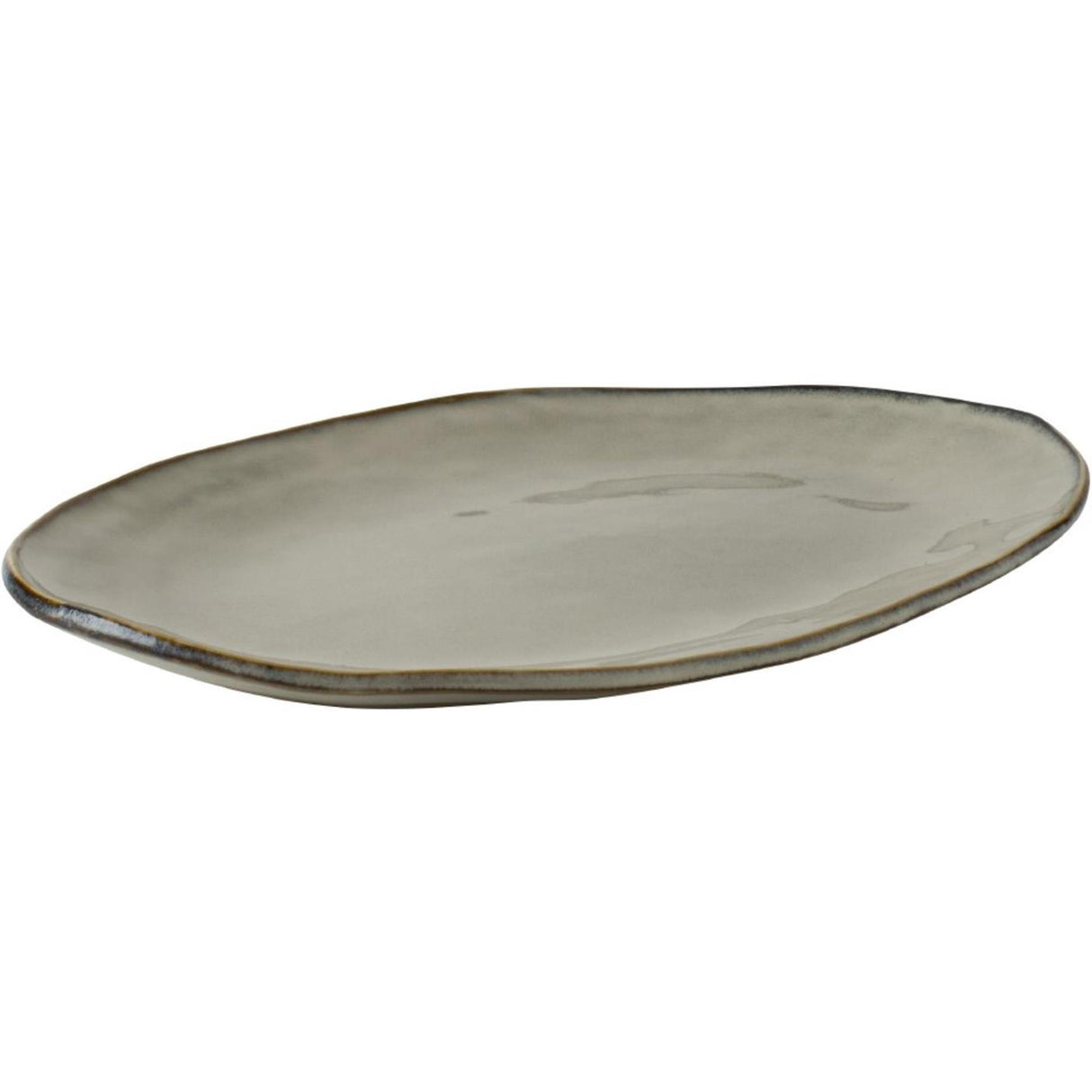 Bol ovale rose hollandaise crème 34x23cm