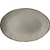 Bol ovale rose hollandaise crème 34x23cm