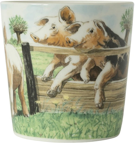 Wiebe van der Zee Wiebe's Farm mini mug cochon 23cl 6 pcs