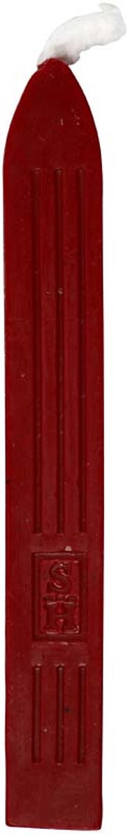 Cire à cacheter Creativ company, l: 10 cm, rouge, 3 pièces 1 boîte