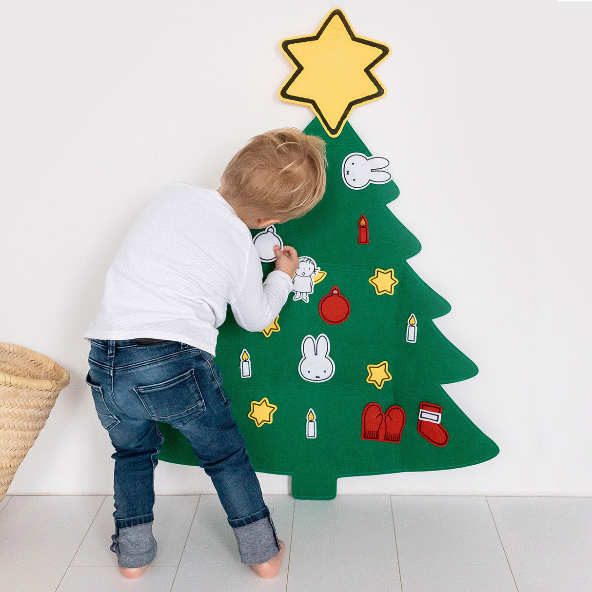 Jouets Bambolino Miffy Sapin de Noël en feutre