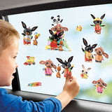 Autocollants de fenêtre Totum bing, autocollants mobiles non permanents avec fond de jeu - jouets éducatifs pour juniors à partir de 3 ans - jouets bambolino
