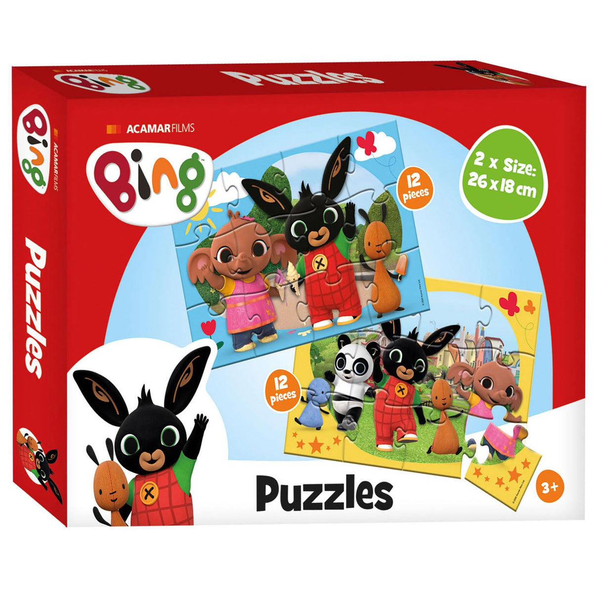 Bambelino Toys Puzzle, 2x12st.