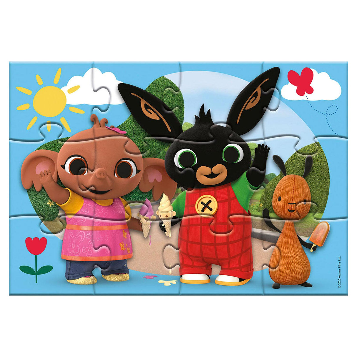 Bambelino Toys Puzzle, 2x12st.