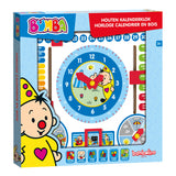 Bambolino Toys Wooden Calendar Clock