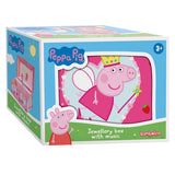 Boîte à bijoux Bambolino Peppa Pig, boîte à bijoux, boîte à musique - avec ballerine Peppa rotative et miroir - jouets pour tout-petits et enfants d'âge préscolaire à partir de 3 ans - astuce cadeau