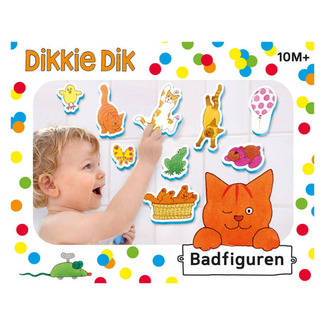 Bambolino dikkie dik jouets de bain figurines de bain, jouets éducatifs dans un filet de rangement - jouets pour tout-petits - jouets - à partir de 1 an